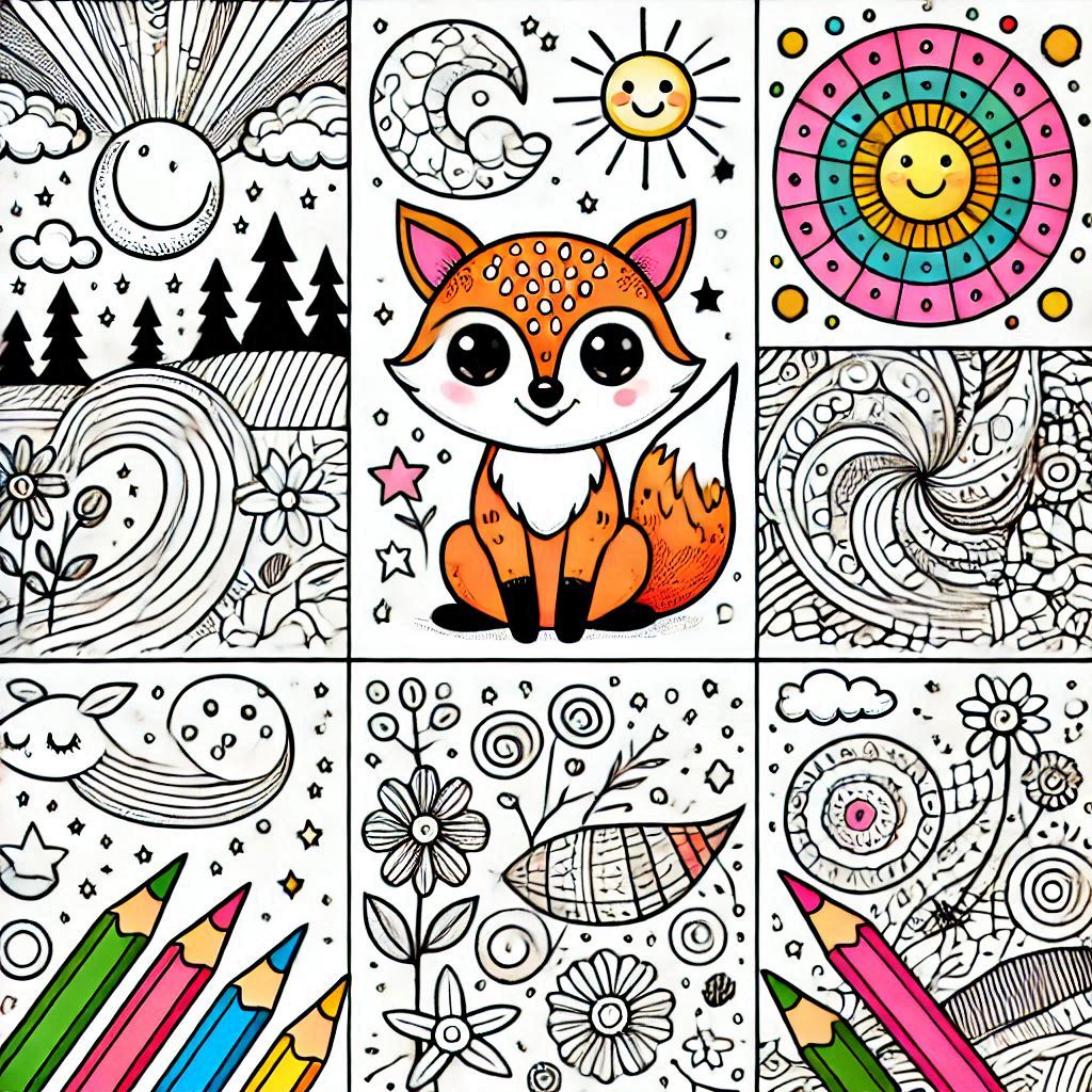 Easy Drawing for Kids with Colour: Fun Ideas to Try