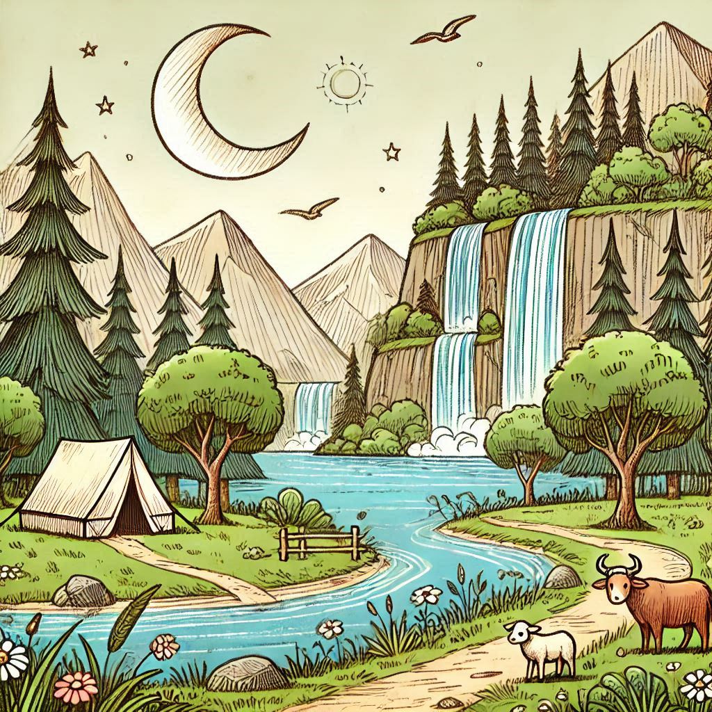 Scenery Drawing for Kids: Easy Nature Sketch Ideas