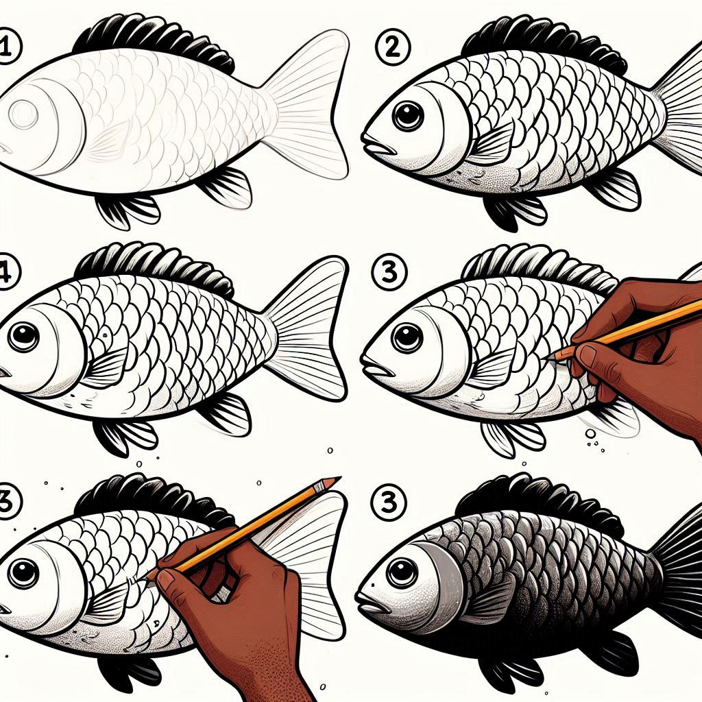 How to Draw Fish: Easy Steps for Kids to Get Started