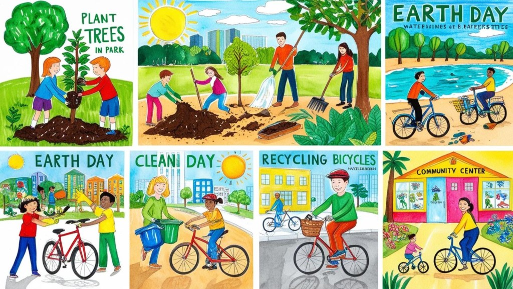 Ideas for Earth Drawing Activities